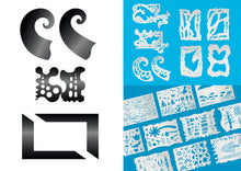 Laden Sie das Bild in den Galerie-Viewer, Magnetlineale und Schablonen-Set