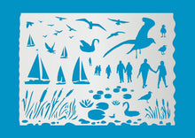 Laden Sie das Bild in den Galerie-Viewer, SPEZIAL - Maritim Schablone