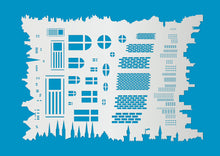 Laden Sie das Bild in den Galerie-Viewer, SPEZIAL - Urbane Strukturen Schablone