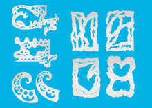 Laden Sie das Bild in den Galerie-Viewer, SPEZIAL - Fraktal geometrisches Schablonen Set