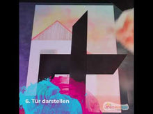 Laden und Abspielen von Videos im Galerie-Viewer, Magnetlineale und Schablonen-Set